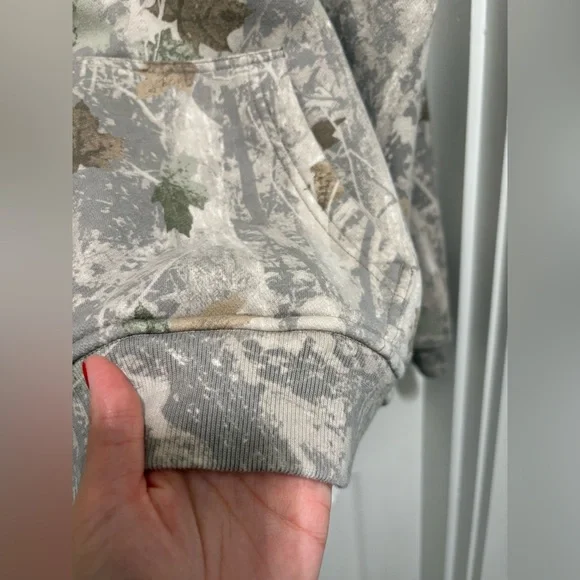 Viral Abercrombie Essential Popover Hoodie Camo